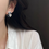 Thumbnail: 925 silver abstract earrings