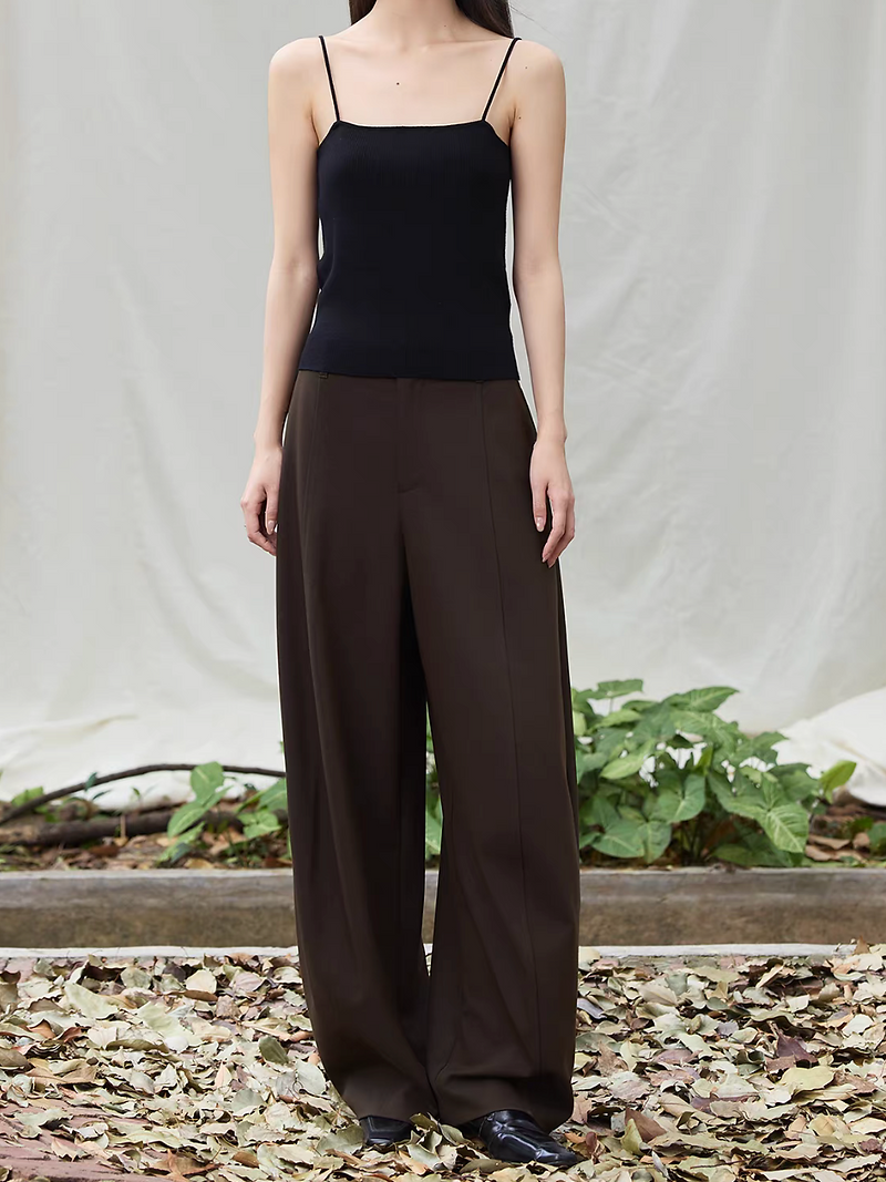 Poly rayon ribbed high stretchy camisole 2