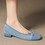Thumbnail: Suede lambskin ribbon flats