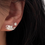 Thumbnail: 925 silver coffee cup & spoon earrings