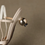 Thumbnail: Lambskin weaved crochet pointy sling back metal ball charm heels