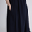Thumbnail: Navy cotton shoulder ribbons side pockets slipdress