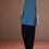 Thumbnail: Lake blue back buttoned strap linen vest