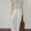 Thumbnail: Never Settle less cotton crewneck embroidered tee