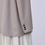 Thumbnail: Mixed color beige cotton rayon frills trim mid length jacket