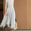 Thumbnail: Checker belted cotton U neck side pockets A line dress