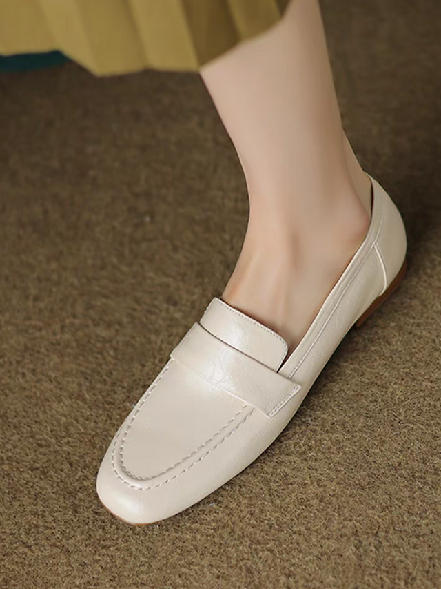 Embossed penny saver calf leather loafers 3