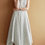 Thumbnail: Checker belted cotton U neck side pockets A line dress