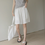 Thumbnail: Lyocell linen ruffled drawstring lined shorts