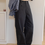 Thumbnail: High waisted denim straight pants