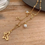 Thumbnail: 925 silver butterflies , beads & flower necklace