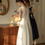 Thumbnail: Ruffled trim V neck side pockets sleeveless A line dress