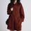 Thumbnail: Embroidered 100% linen mid length breathable shirt