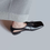 Thumbnail: Made in Paris sheep skin ribbon side crochet shoes
