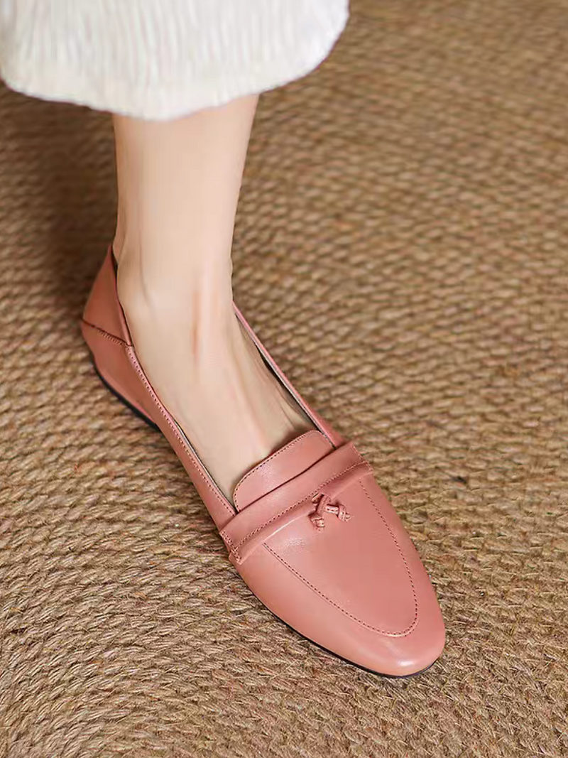 Knotting lambskin penny saver loafers 9