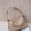 Thumbnail: Toga embossed calf leather zipper shoulder + crossbody bag