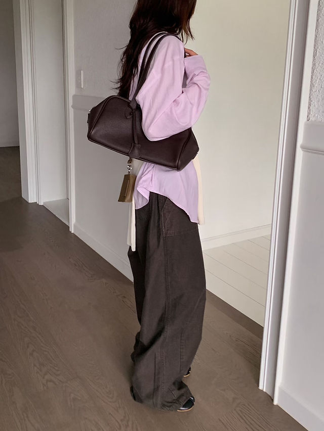 Embroidered tencel silk rayon mid length shirt  4