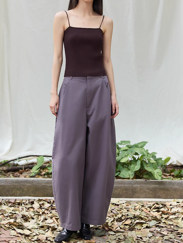 Poly rayon ribbed high stretchy camisole 9