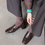 Thumbnail: Oil waxed lambskin contour square toe loafers