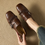 Thumbnail: Lambskin tassels side buckle back elastic loafers