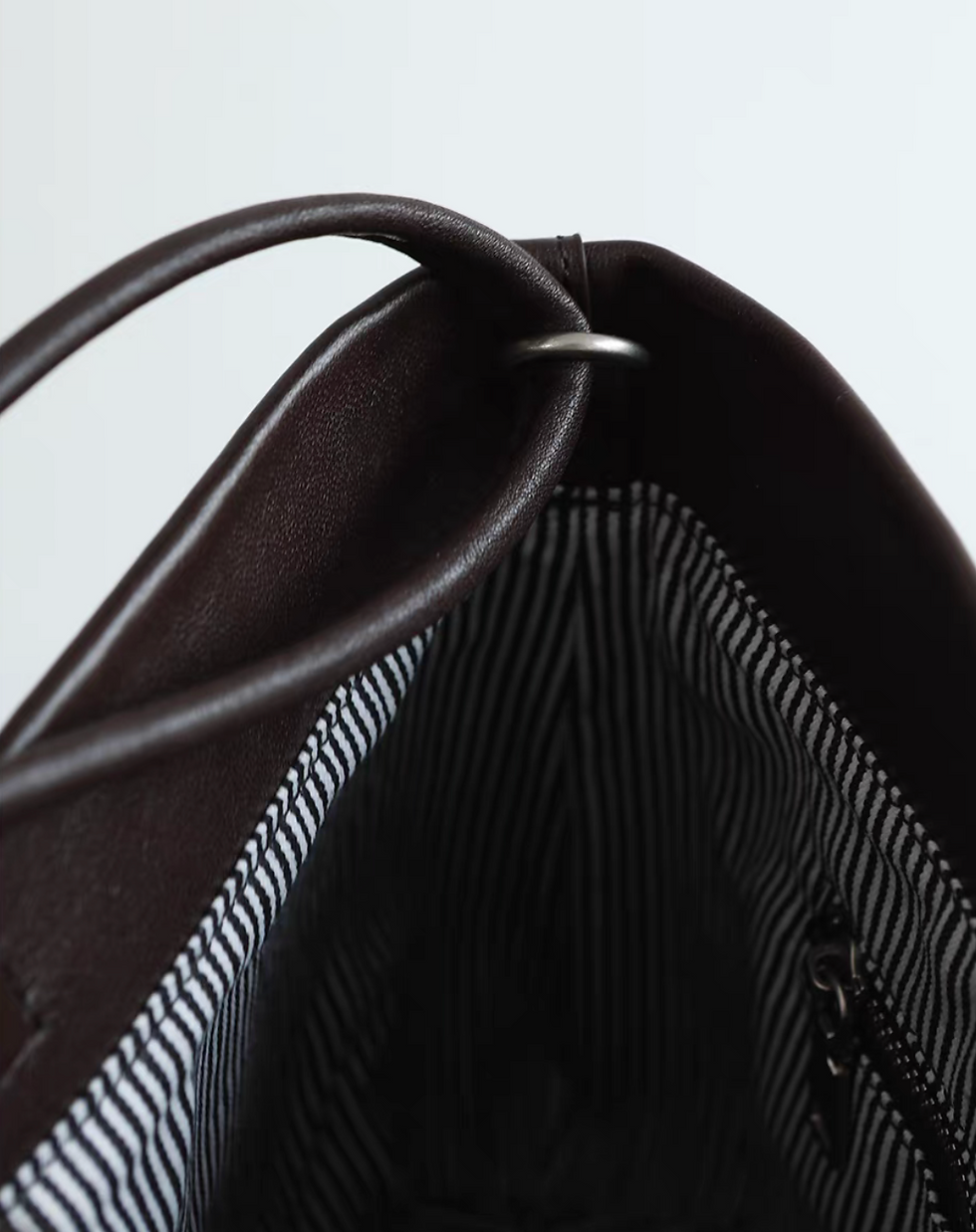 Thumbnail: Soft calf leather saddle shoulder + crossbody bag