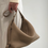 Thumbnail: Toga embossed calf leather drape shoulder bag + crossbody bag