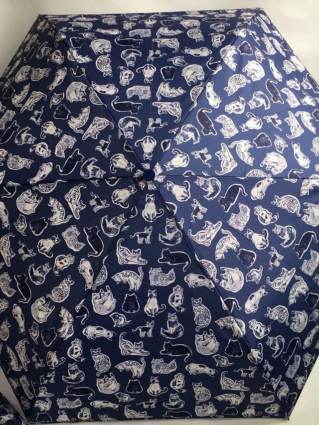 Cath Kidston doggie / kitten print UV block nylon umbrella  5