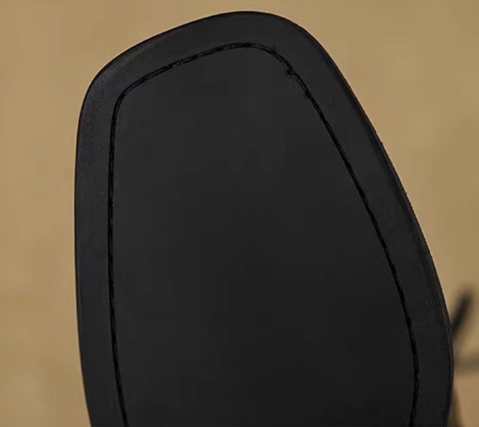 Thumbnail: Ruffled calf leather square toe lacing shoes