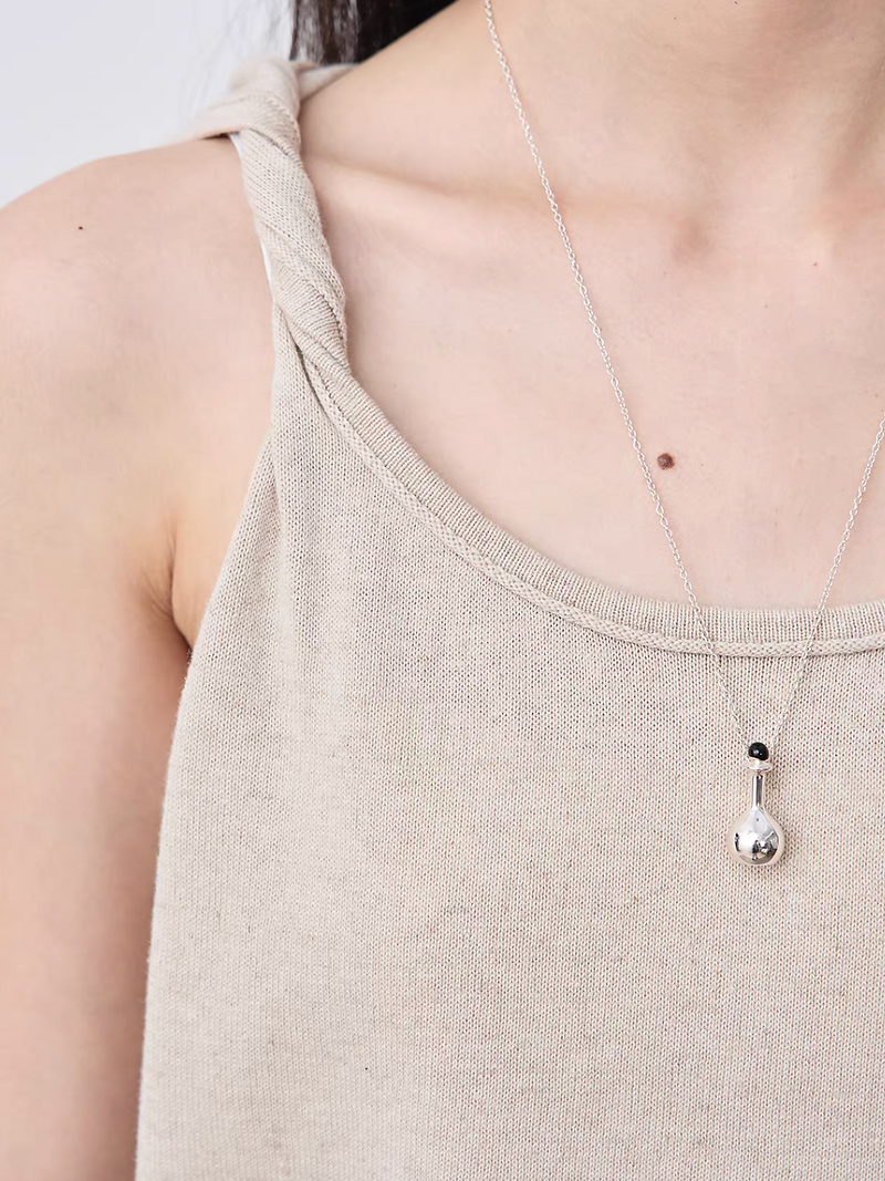 Twist straps cotton linen halter linen cotton camisole 12