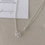 Thumbnail: 925 silver triple loops necklace