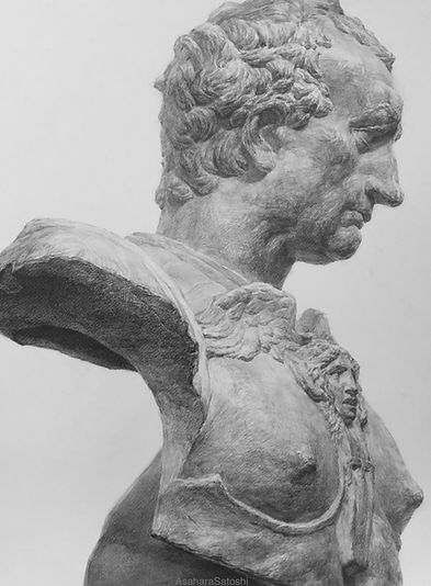 デッサン47 石膏像 ガッタメラータ | satoshi-asahara