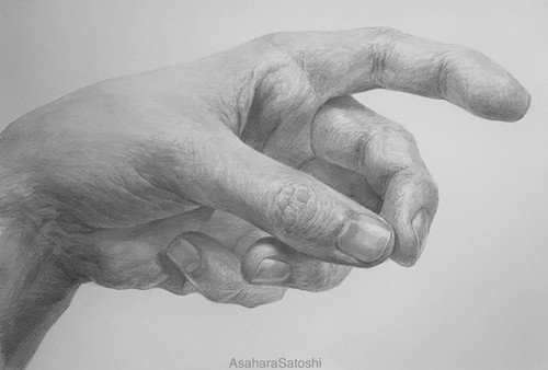 デッサン54 手 | satoshi-asahara