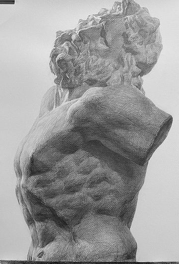 ラオコーン　石膏像　デッサン デッサン11 石膏像 ラオコーン | satoshi-asahara