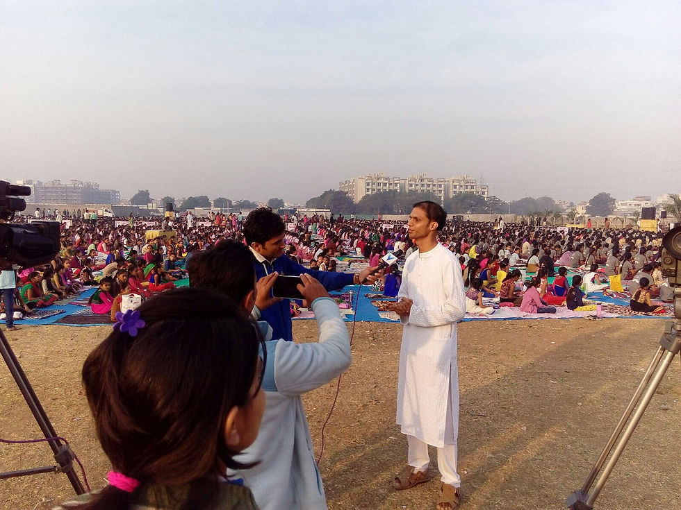 Suryanamaskar with 15000+ juveniles