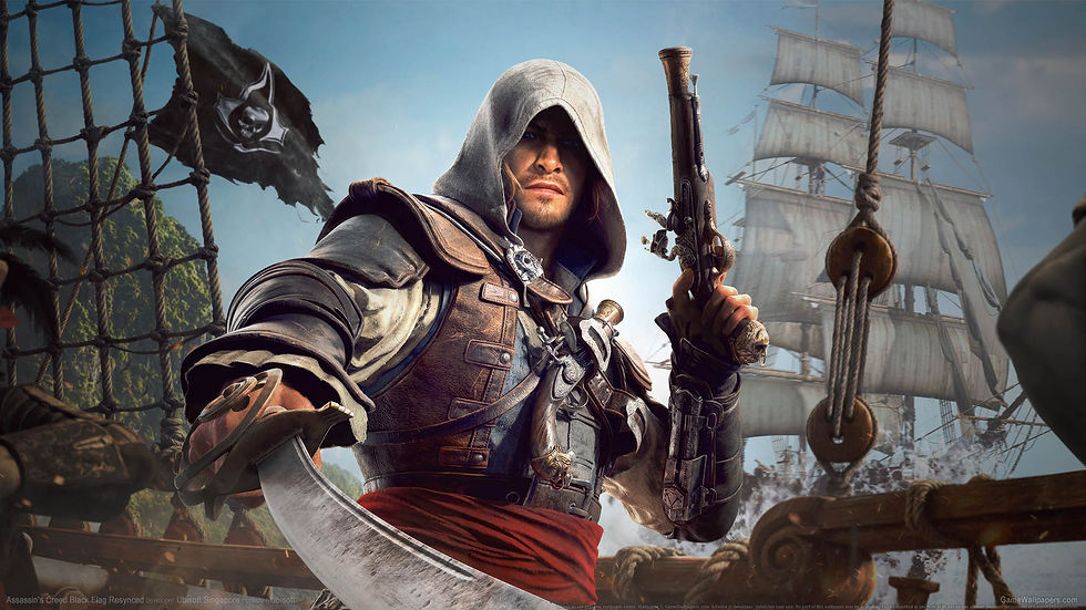 Assassin's Creed Black Flag - Resynced official cover art
