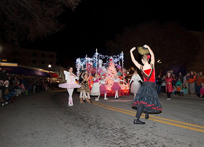 2017 Clemson Xmas Parade (ballet troupe).jpg