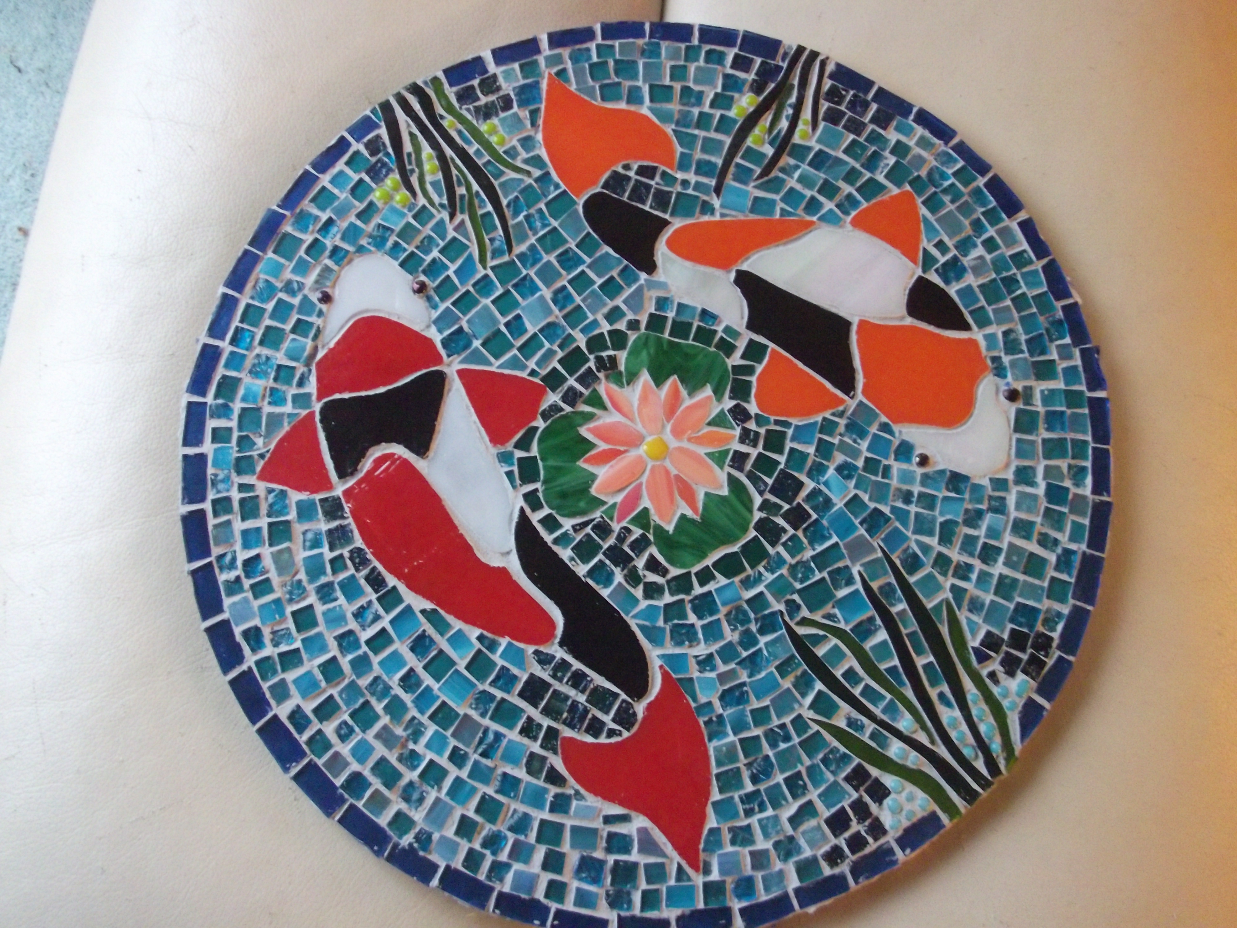 Koi Mosaic Wall Hanging