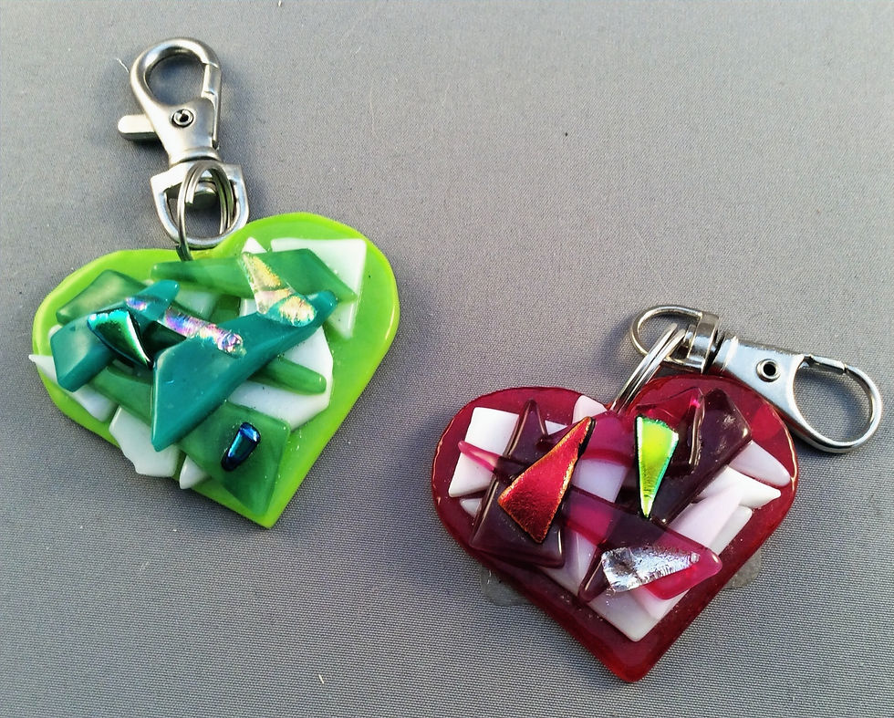 Thumbnail: Heart Keyring Card