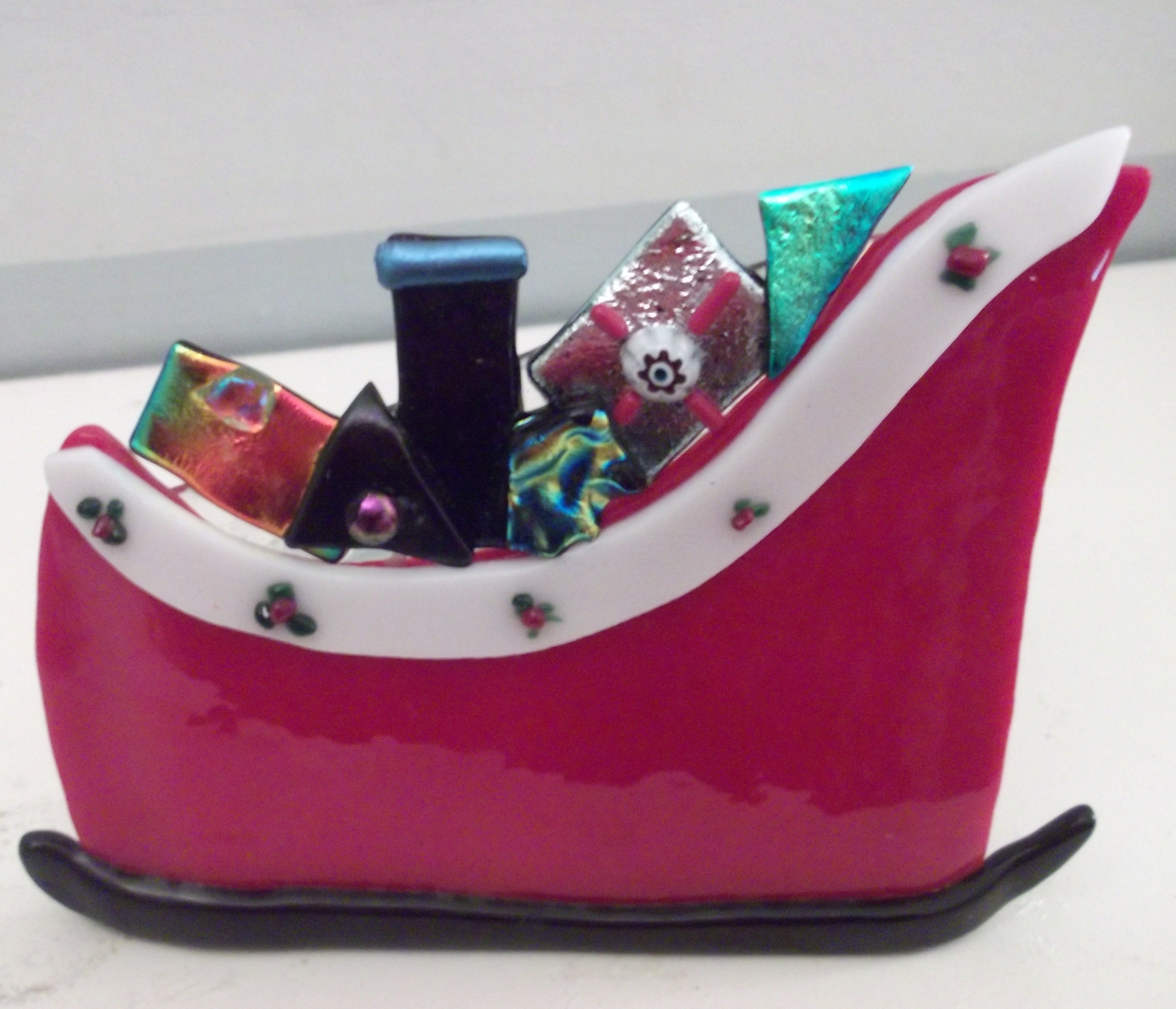 Free Standing Santa Sleigh