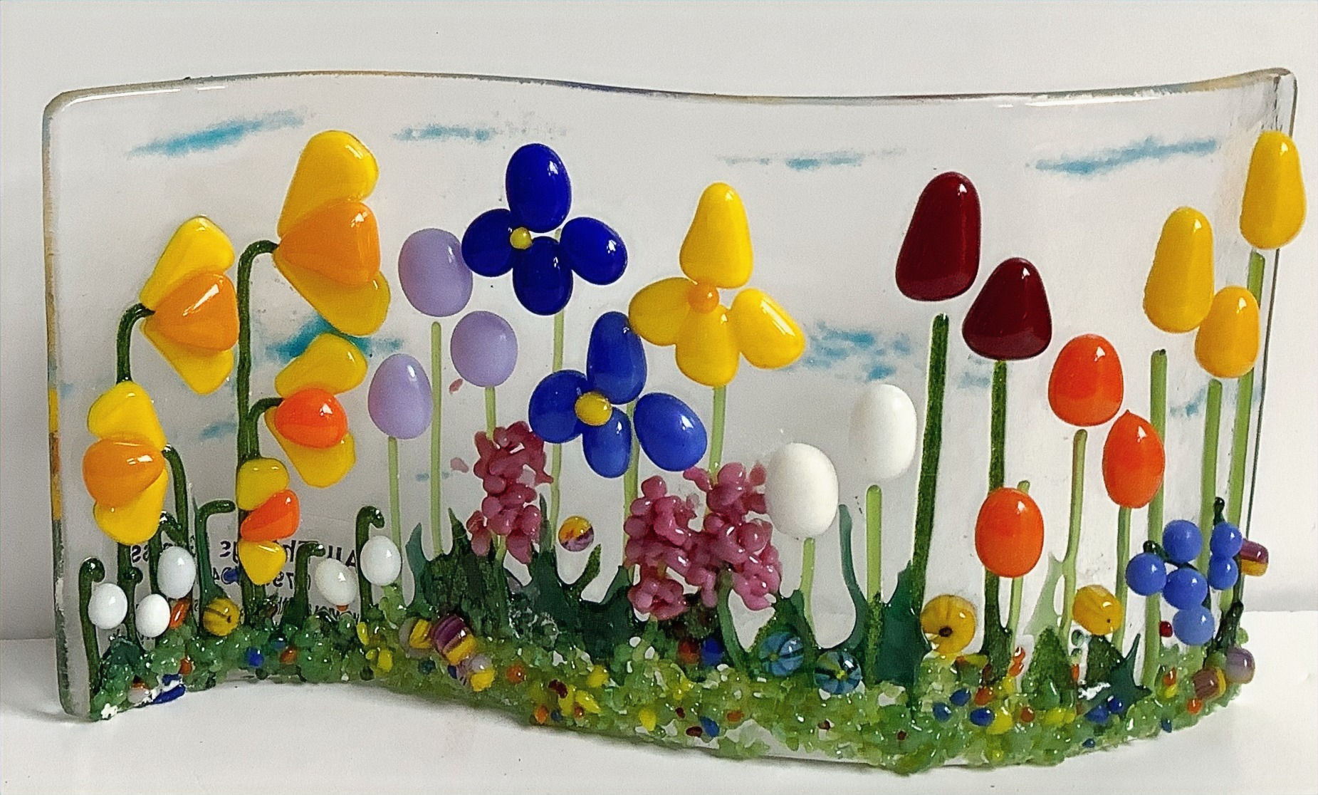 Spring Flowers Freestanding Small Wave