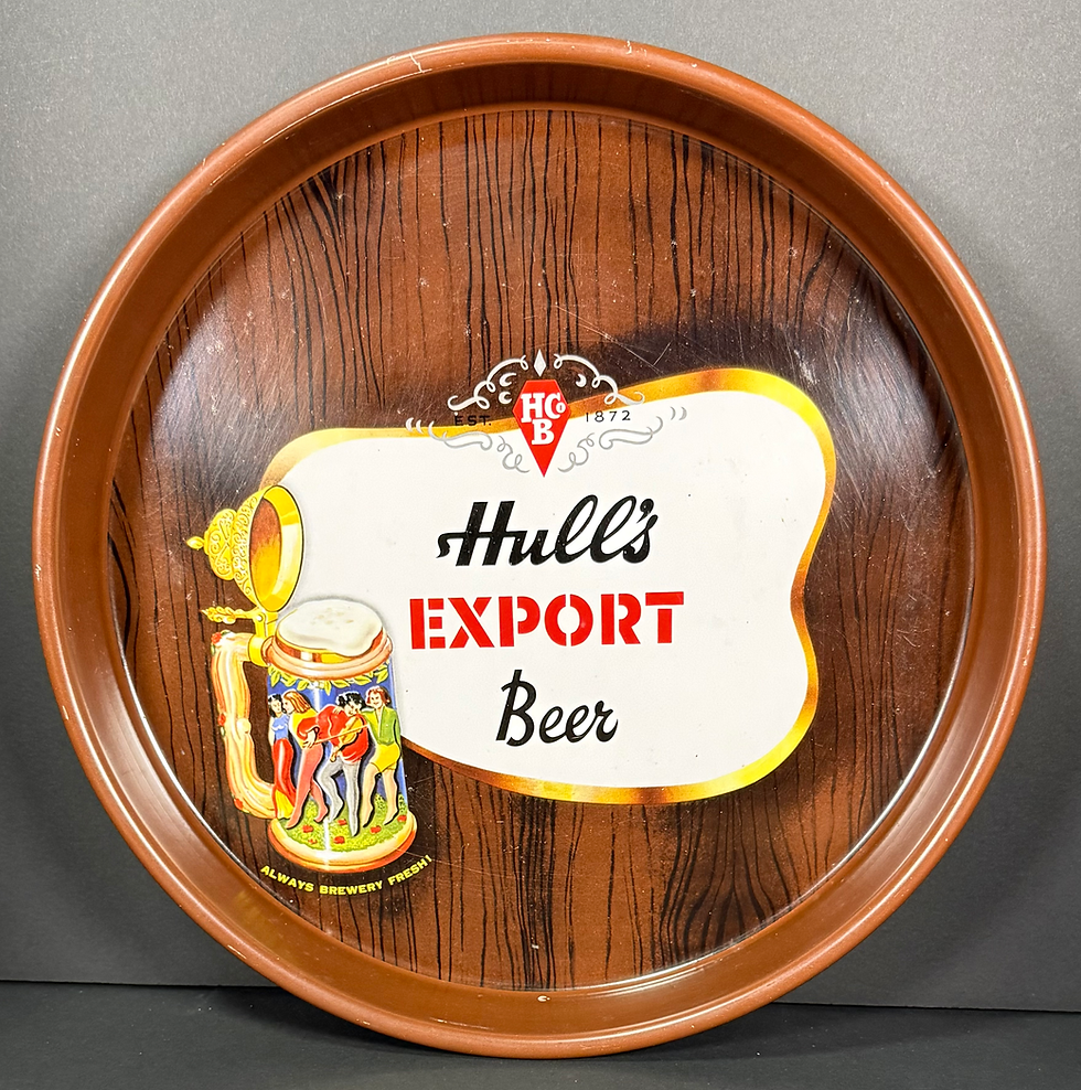 Hull's Export Beer Tray - New Haven, CT