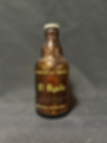 El Aquila Painted Label Beer Bottle - Mexico