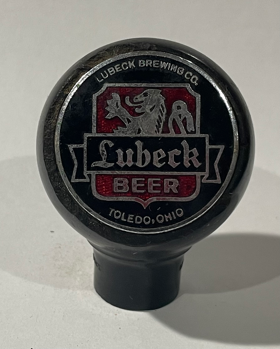 Lubeck Beer Tap Knob - Toledo, OH