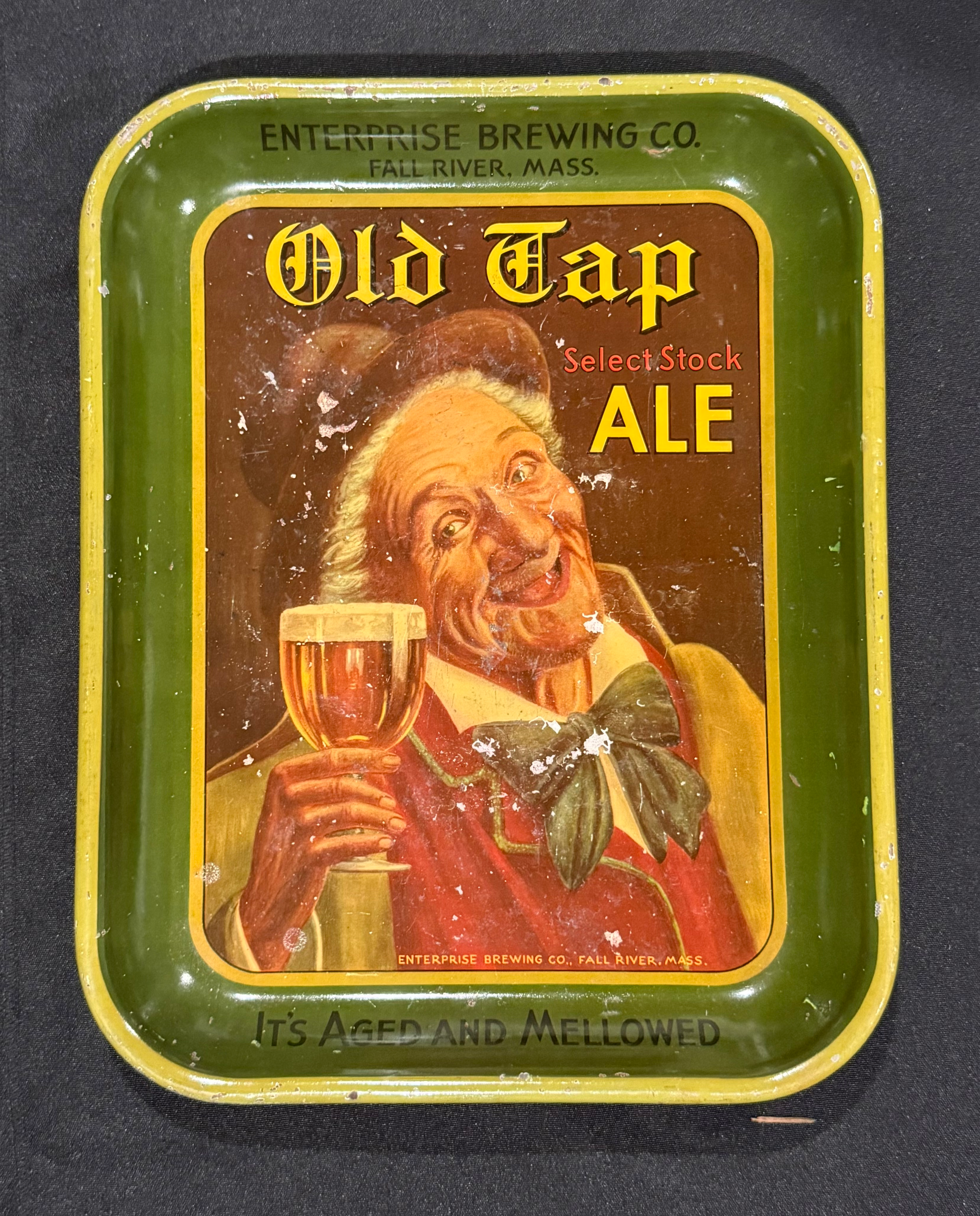 Old Tap Ale Beer Tray - Fall River, MA