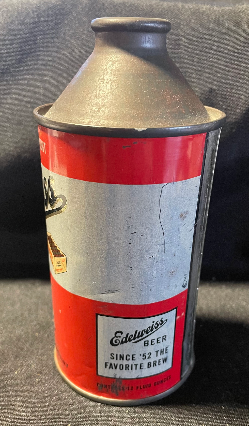Thumbnail: Edelweiss Light Cone Top Beer Can - Chicago, IL