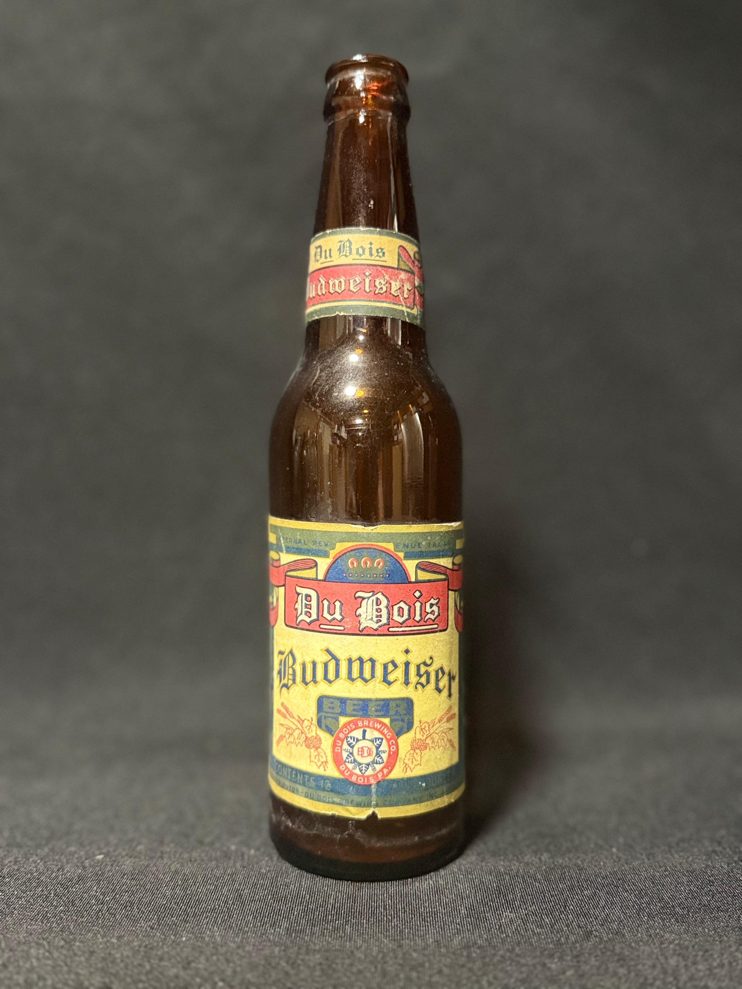 DuBois Budweiser Beer Bottle - Dubois, PA