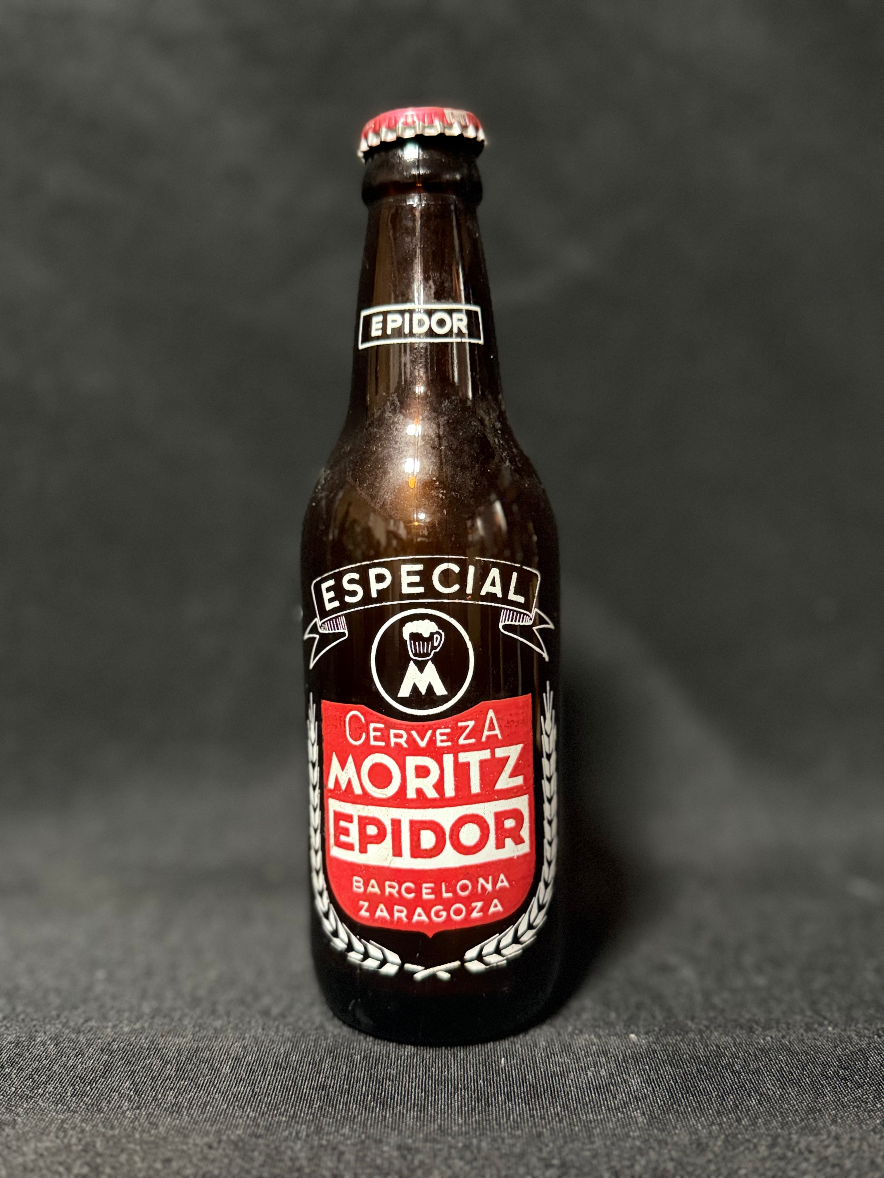 Moritz Epidor Painted Label Beer Bottle - Barcelona