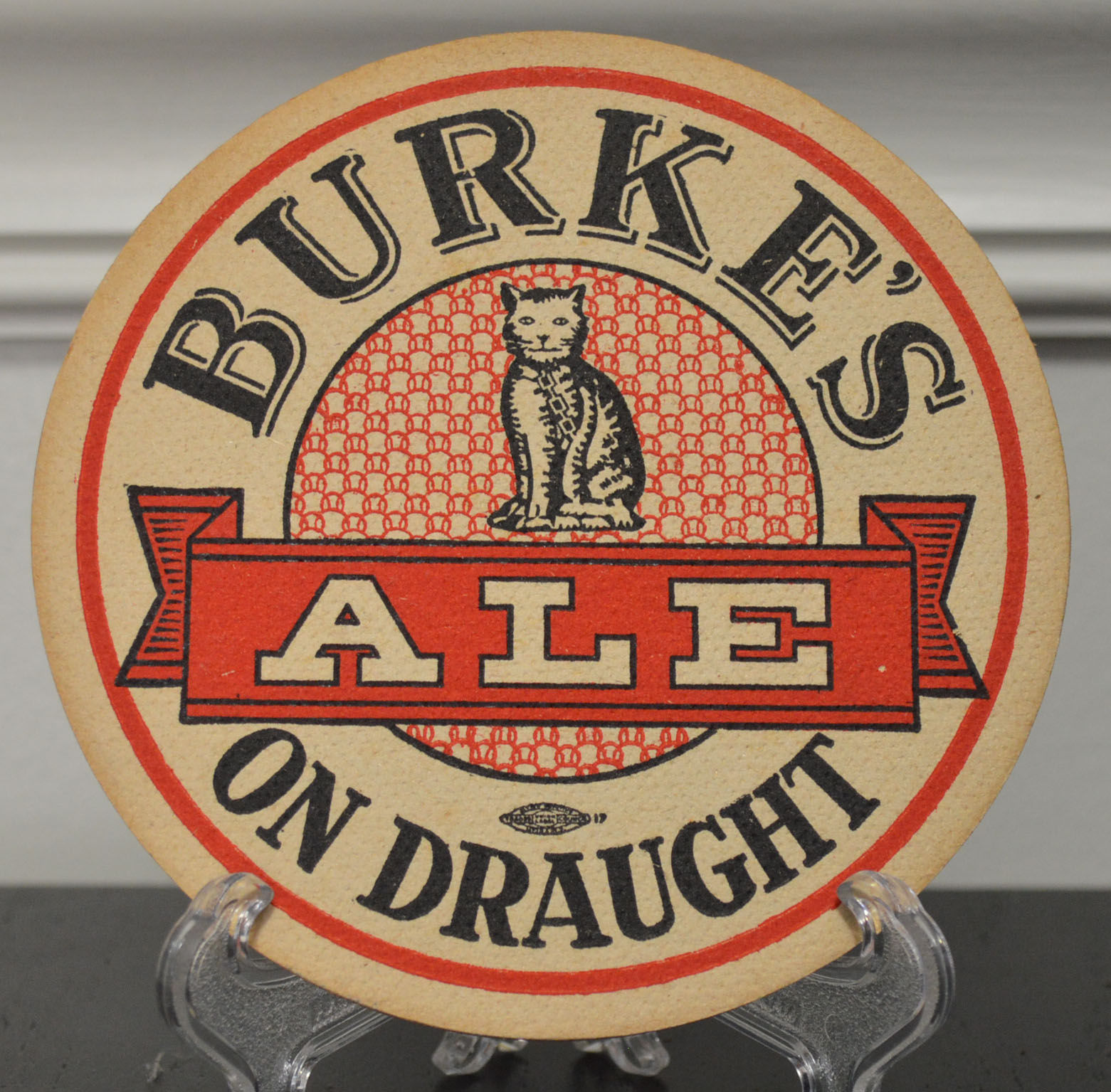 Burke's Ale Beer Coaster  - Long Island City, NY