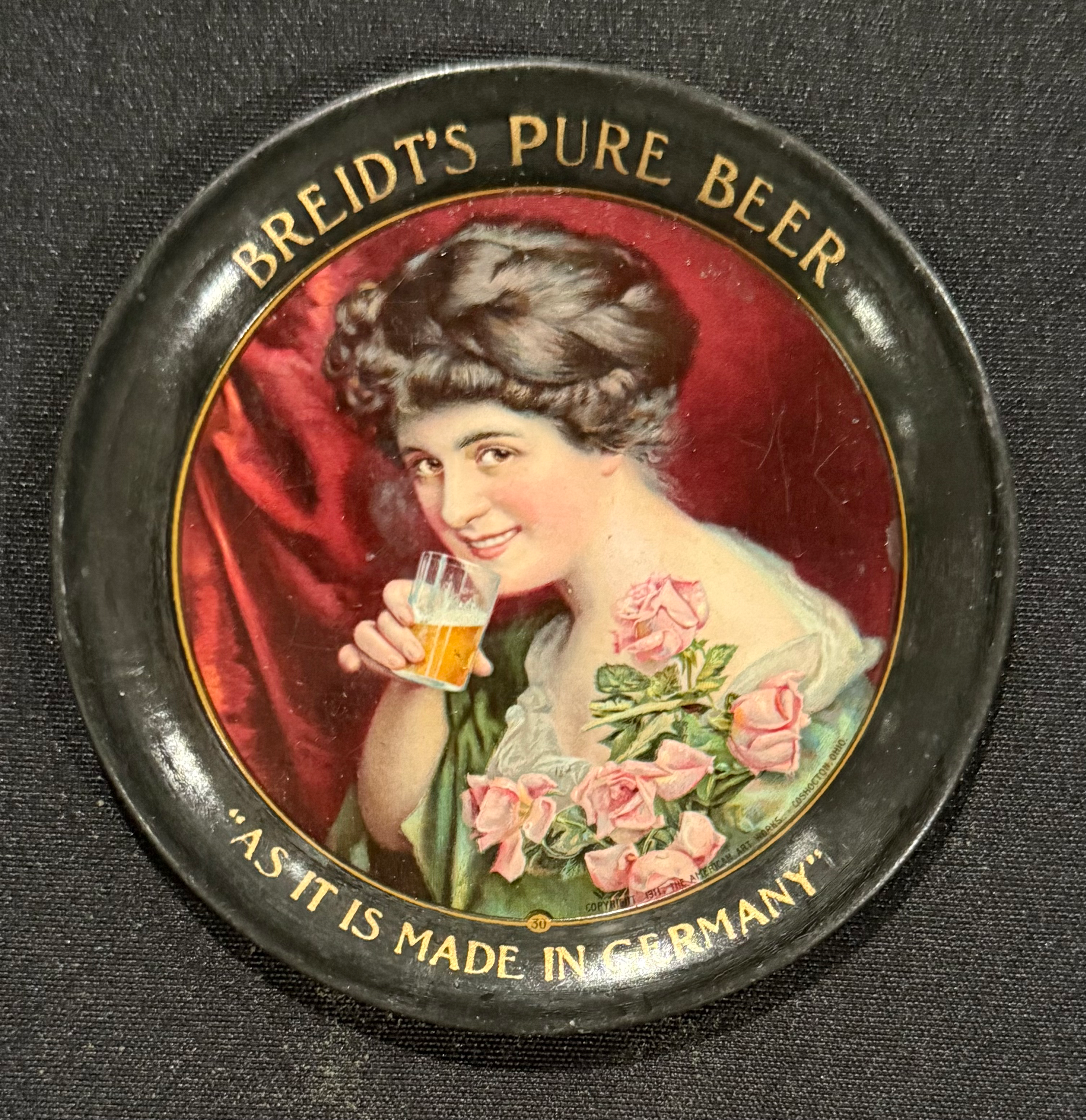 Breidt's Pure Beer Tip Tray - Elizabeth, NJ