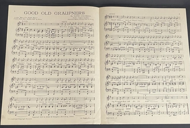 Thumbnail: Graupner's Jolly Scot Ale Sheet Music - Harrisburg, PA